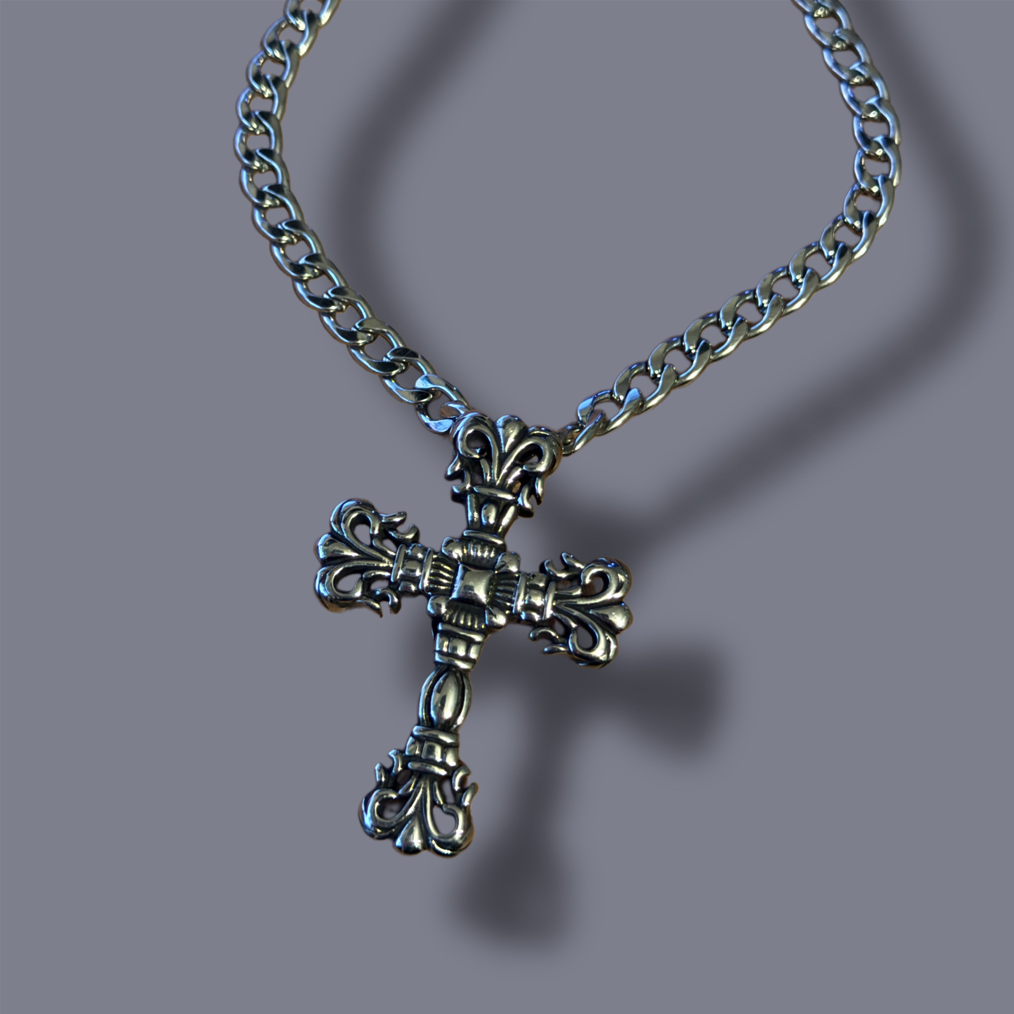 Crown Cross Necklace
