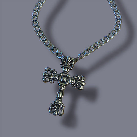 Crown Cross Necklace